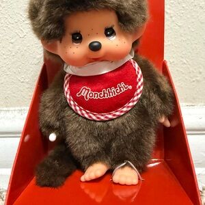 Monchhichi Boy w/Rolling Eyes Plushie
